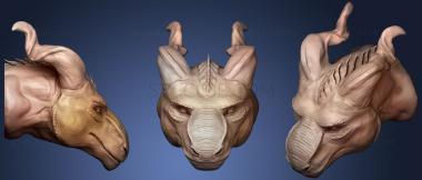 3D model The Somber Dragon (STL)